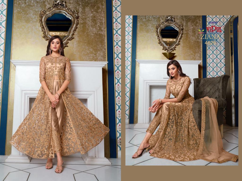Ziana By Vipul Designer Wedding Salwar Suits Catalog